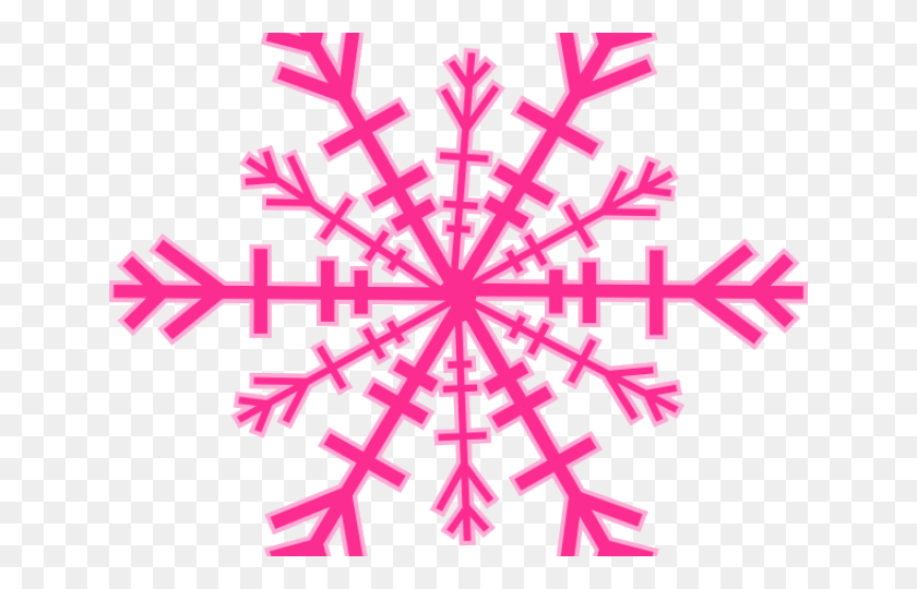 640x480 Small Snowflake Clipart Purple Snowflake Transparent Background, Cross, Symbol HD PNG Download