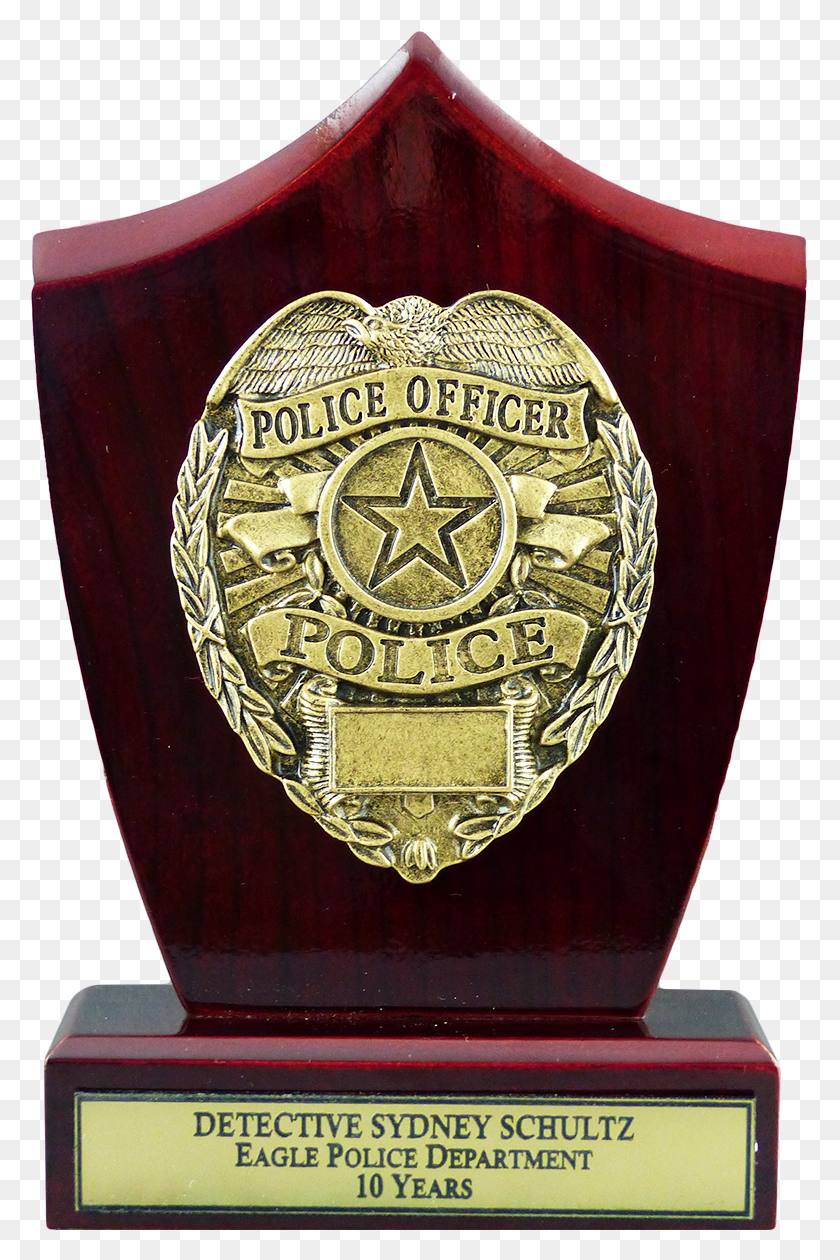 777x1200 Small Standing Police Award Police Award, Logo, Symbol, Trademark HD PNG Download