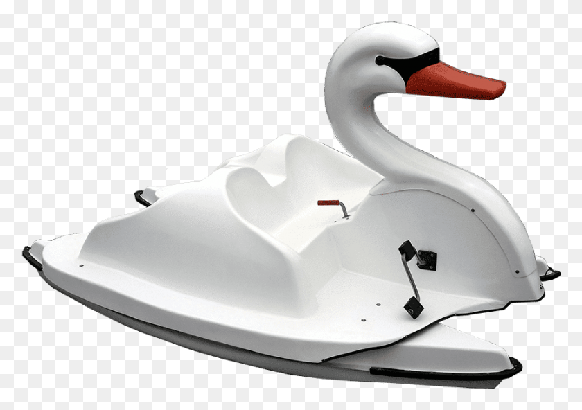 862x589 Small Swan Boat Swan Boat, Helmet, Clothing, Apparel HD PNG Download