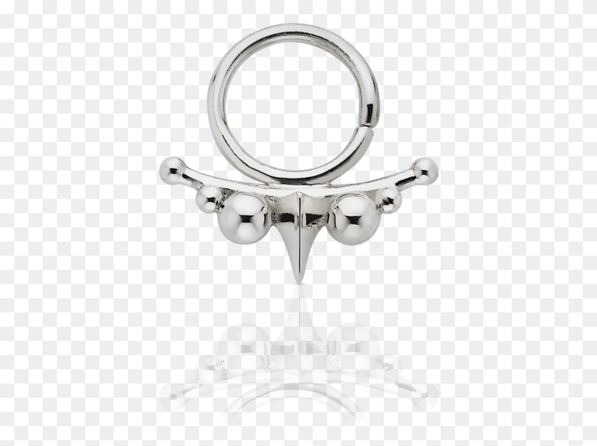 398x568 Small Thorn Septum Ring Pierced Body Jewelry, Accessories, Accessory, Person Descargar Hd Png