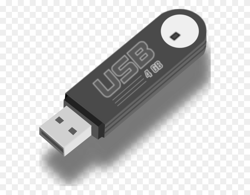 576x596 Small Usb Flash Drive Vector, Adapter, Electronics, Hardware HD PNG Download