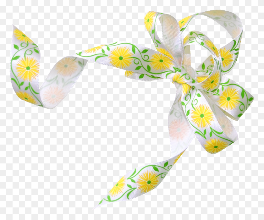 1024x841 Small Yellow Flower Ribbon Transparent, Plant, Flower, Blossom HD PNG Download