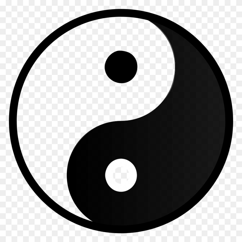 Small Yin And Yang, Symbol, Gray, Light HD PNG Download