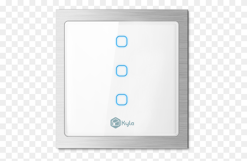 463x488 Smart 3 Gang Light Switch Circle, Electrical Device HD PNG Download