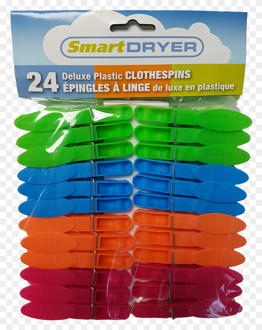 864x1106 Smart Dryer 24 Pack Clothespins, Paint Container, Fuse, Electrical Device HD PNG Download