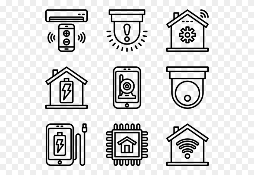 541x517 Smart Home Food Delivery Icon, Gray, World Of Warcraft HD PNG Download