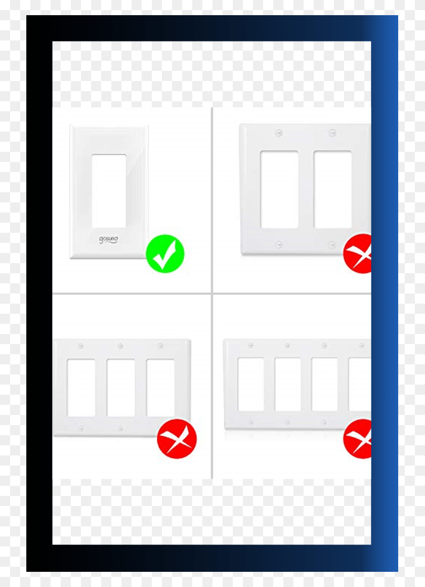 735x1100 Smart Light Switch Gosund 15a Smart Wifi Light Switch Carmine, Electrical Device, Text, Electrical Outlet HD PNG Download