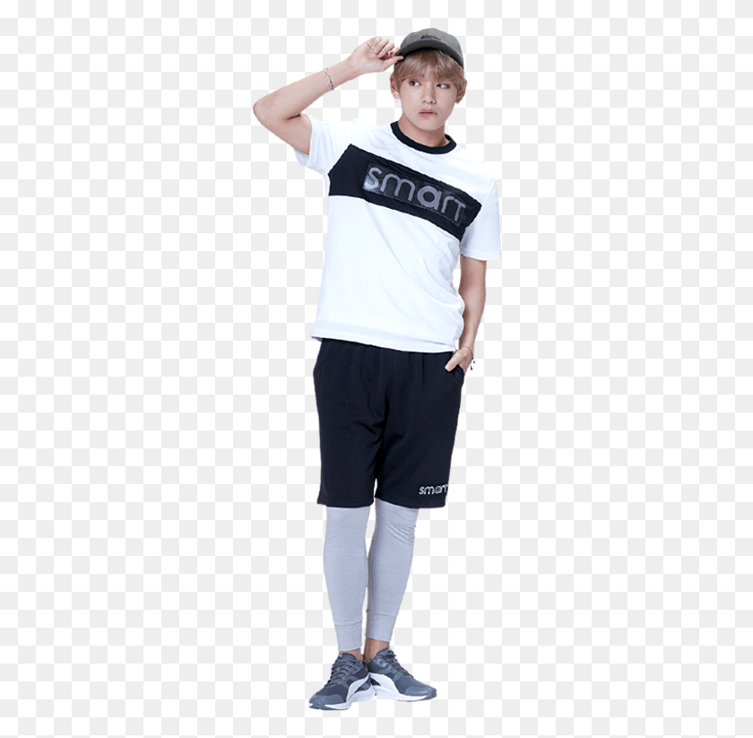279x763 Smart X Bts Taehyung, Clothing, Apparel, Person HD PNG Download