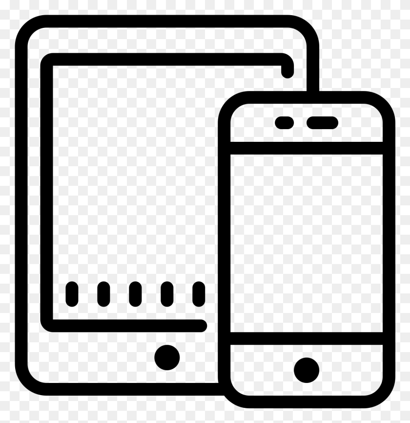1501x1551 Smartphone Tablet Icon Mobile And Tablet Icon, Gray, World Of Warcraft HD PNG Download