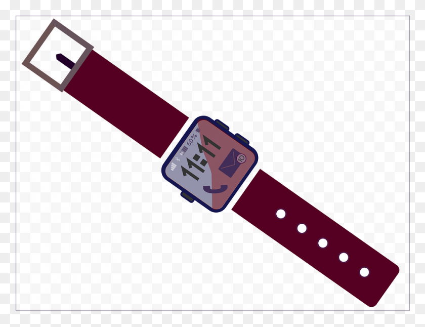 949x714 Smartwatch Technology Smart Watch Digital Mobile Smartwatch, Цифровые Часы, Наручные Часы, Ремешок Hd Png Скачать