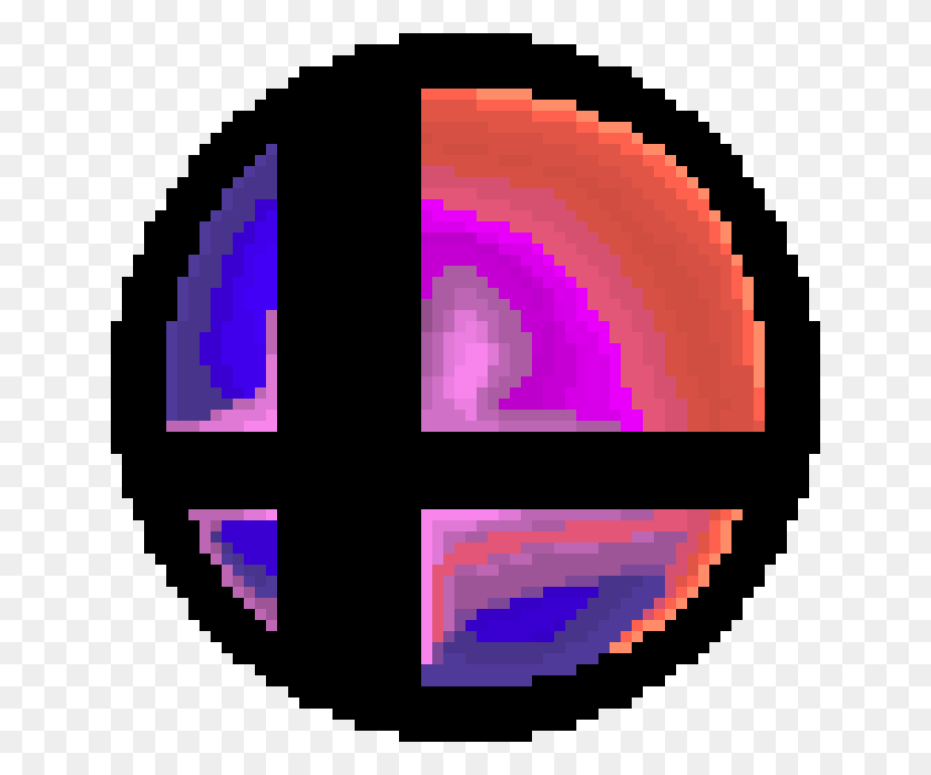 640x640 Smash Ball Pixel Art, Symbol, Text, Logo HD PNG Download