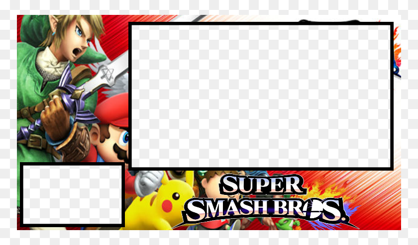 772x434 Descargar Png / Smash Bros Smash 4 Carátula Hd Png