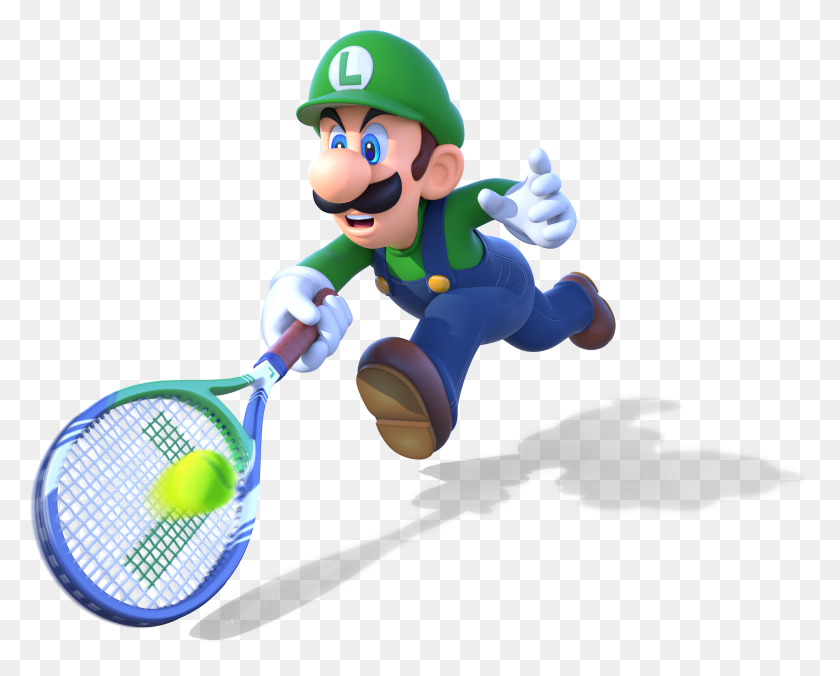 4087x3231 Smash Clipart Tennis Luigi Mario Tennis HD PNG Download