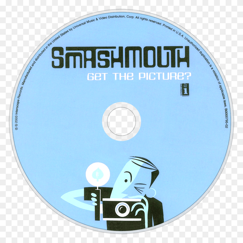 1000x1000 Smash Mouth Get The Picture Cd Disc Image Smash Mouth Get The Picture Disc, Disk, Dvd HD PNG Download