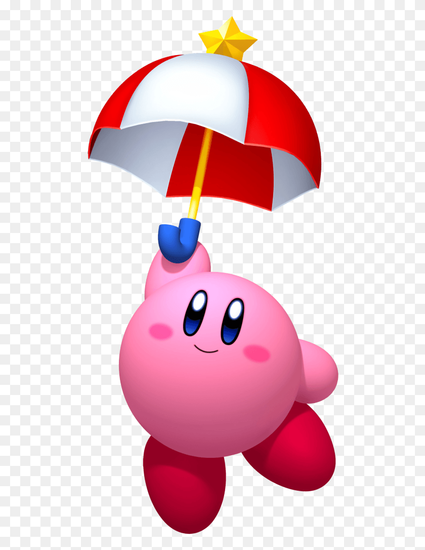 500x1026 Smashwiki Kirby Parasol, Umbrella, Canopy, Balloon HD PNG Download