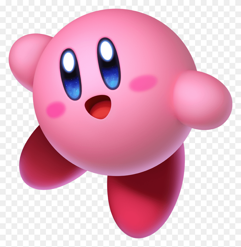 1035x1066 Smashwiki Kirby Star Allies Kirby, Balloon, Ball, Sphere HD PNG Download