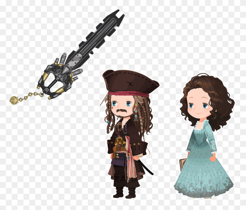 Smellyoctopus On Twitter Kingdom Hearts Union X Keyblade, Doll, Toy, Person HD PNG Download