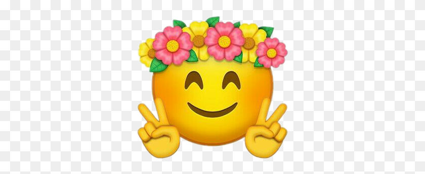 300x285 Sonrisa Blush Peace Emoji Mejores Emojis, Juguete, Comida, Globo Hd Png