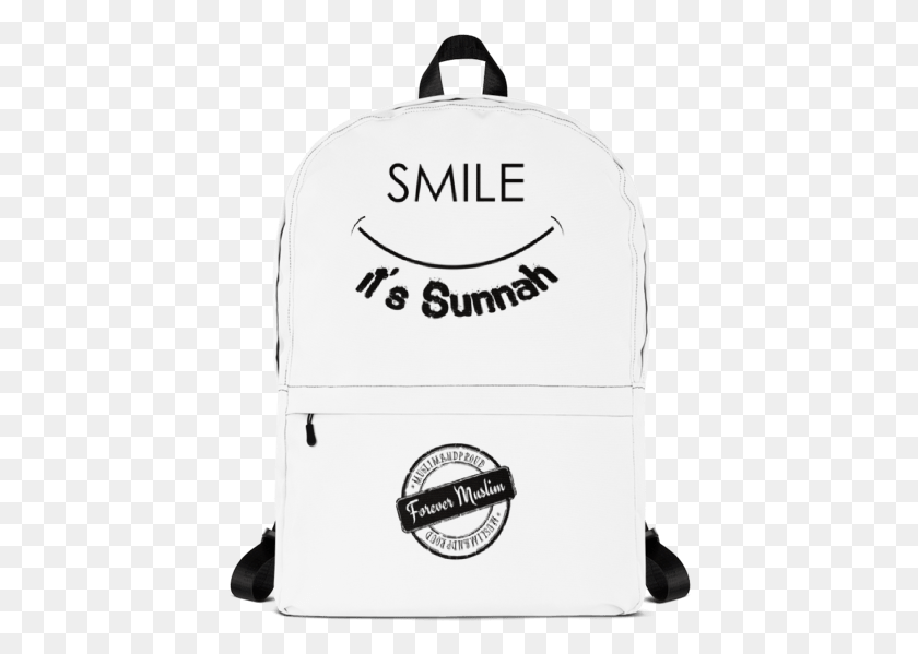 424x539 Smile Its Sunnah Backpack Backpack, Lighter, Text, Cosmetics HD PNG Download