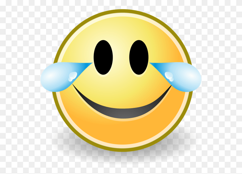 563x542 Smile With Tears Smiley, Cutlery, Spoon, Food HD PNG Download