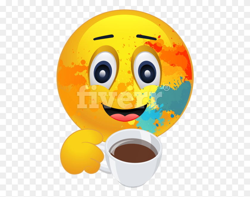 464x602 Smiley, Coffee Cup, Cup, Plant HD PNG Download