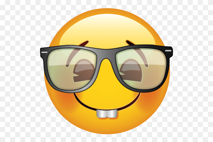 527x499 Smiley, Glasses, Accessories, Accessory HD PNG Download