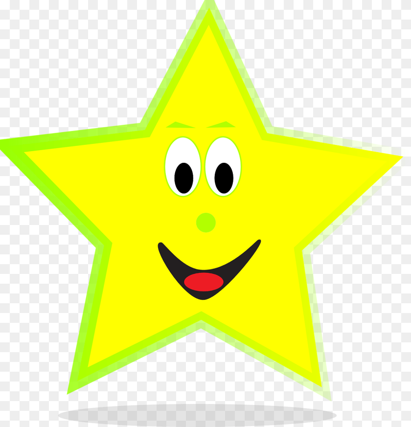 Smiley, Star Symbol, Symbol PNG