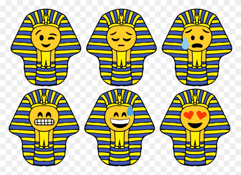 1063x750 Smiley Ancient Egypt Emoticon Pharaoh Computer Icons Pharaoh Emoji, Mask, Hand HD PNG Download