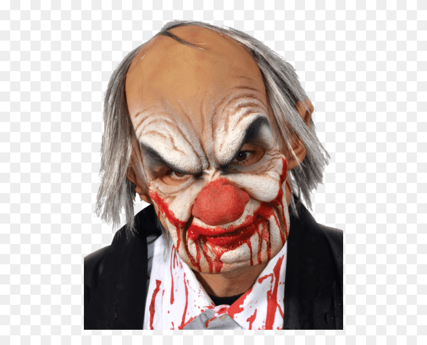 510x619 Smiley Clown Realistic Mask Smiley Clown Tueur, Performer, Person, Human HD PNG Download