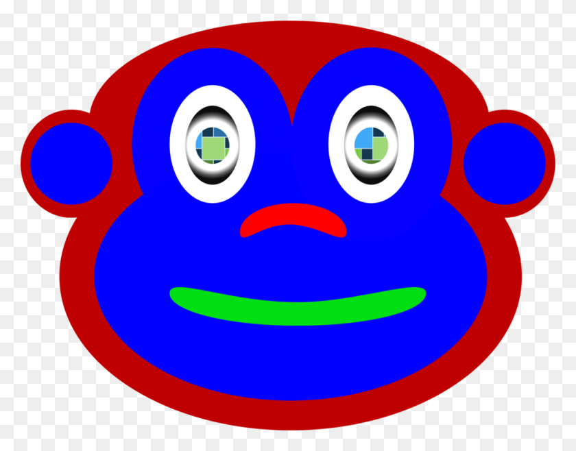 977x750 Descargar Png Smiley Curious George Emoticon Smiley De Dibujos Animados, Gráficos, Pac Man Hd Png