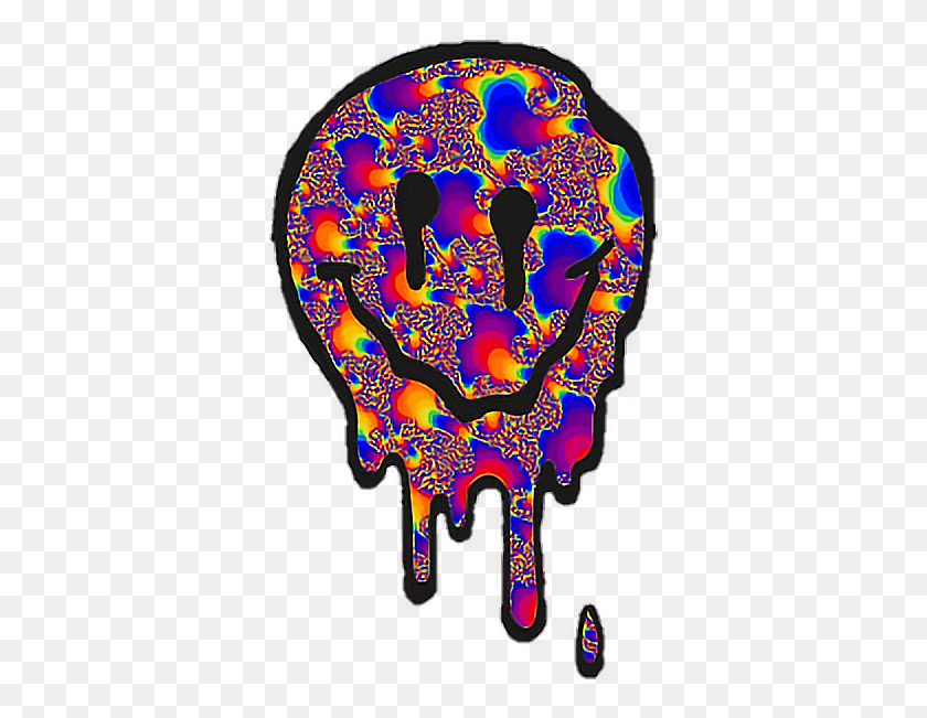 363x591 Smiley Dripping Tumblr Emoji Smile Slime Red Trippy Acid Smiley Face, Label, Text HD PNG Download
