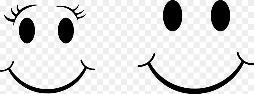 2028x750 Smiley Emoticon Black And White Computer Icons, Gray PNG