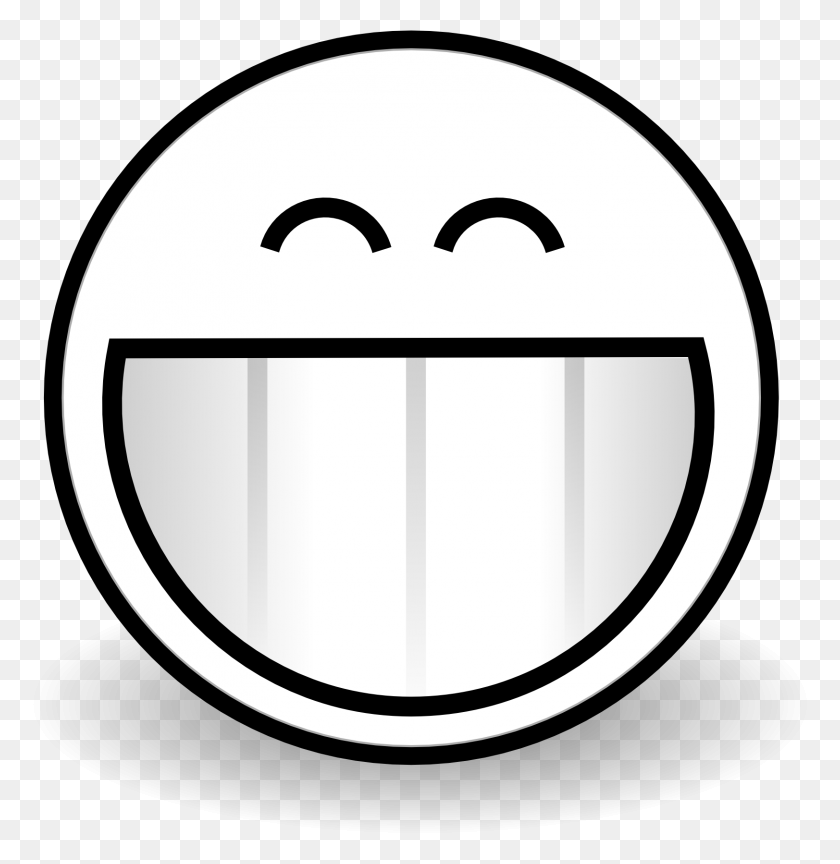1623x1674 Smiley Face Black And White Clipart Free Happy Faces Grin Clipart Black And White, Armor, Label, Text HD PNG Download