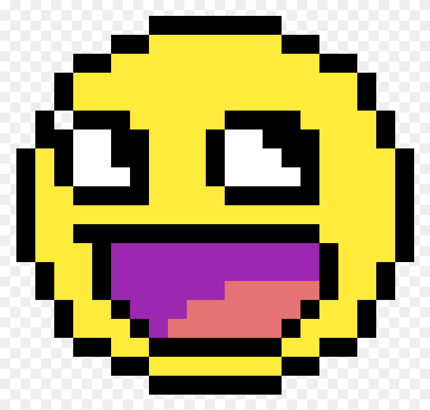 778x741 Смайлик Emoji Awesome Face, Первая Помощь, Pac Man Hd Png Скачать