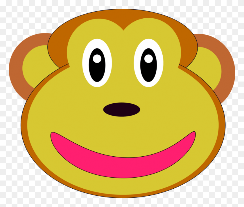 898x750 Smiley Gorilla Monkey Computer Icons Primate Clip Art, Label, Text, Sticker HD PNG Download