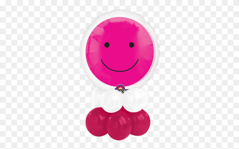 286x463 Smiley Pink Round Compact Balloons Smiley, Ball, Balloon, Electronics HD PNG Download