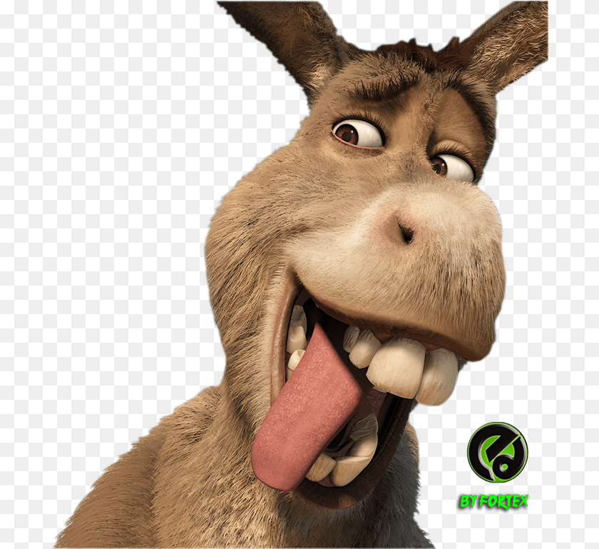 698x769 Smiling Donkey Shrek Donkey Shrek, Animal, Mammal, Bear, Wildlife Transparent PNG