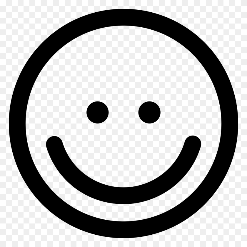 980x980 Smiling Face Comments Color In Smiley Face, Bowling, Stencil, Logo HD PNG Download