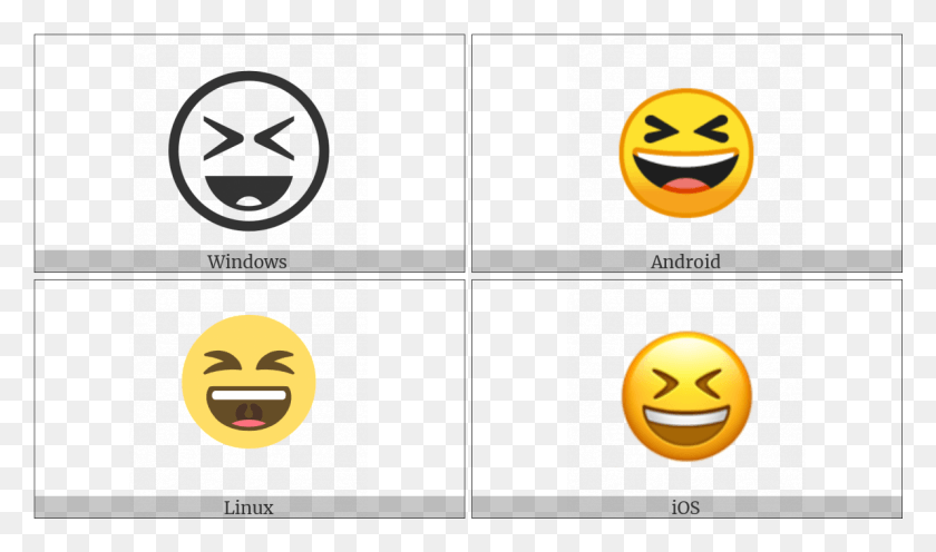 1192x667 Smiling Face With Open Mouth And Tightly Closed Eyes Smiley, Pac Man, Angry Birds HD PNG Download