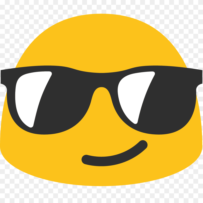 1920x1920 Smiling Face With Sunglasses Emoji Accessories, Glasses, Clothing, Hardhat Clipart PNG