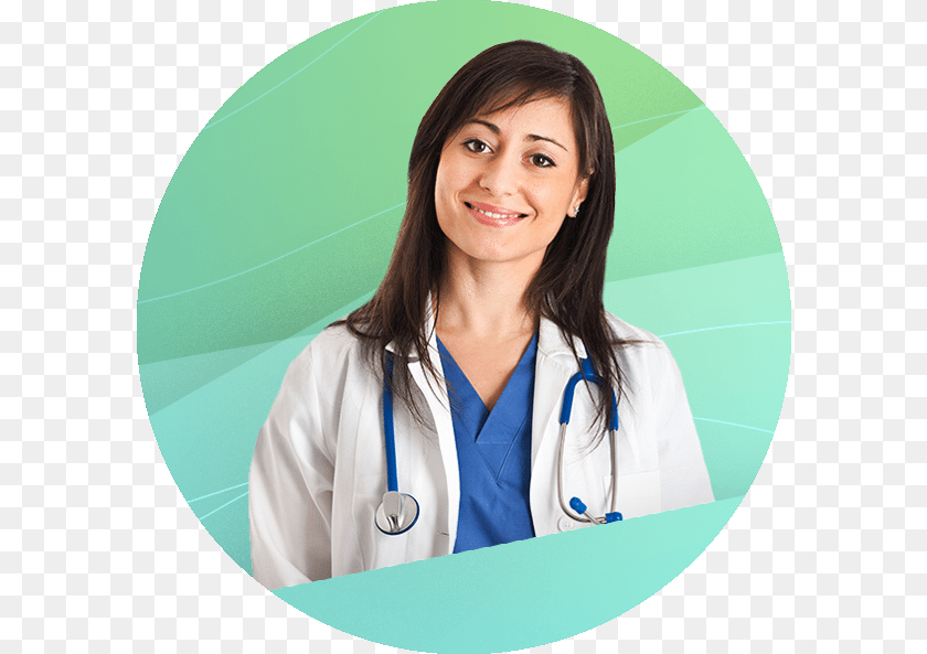 593x593 Smiling Physician Against Gradient Background Doctor From Middle East, Clothing, Coat, Lab Coat, Adult Clipart PNG