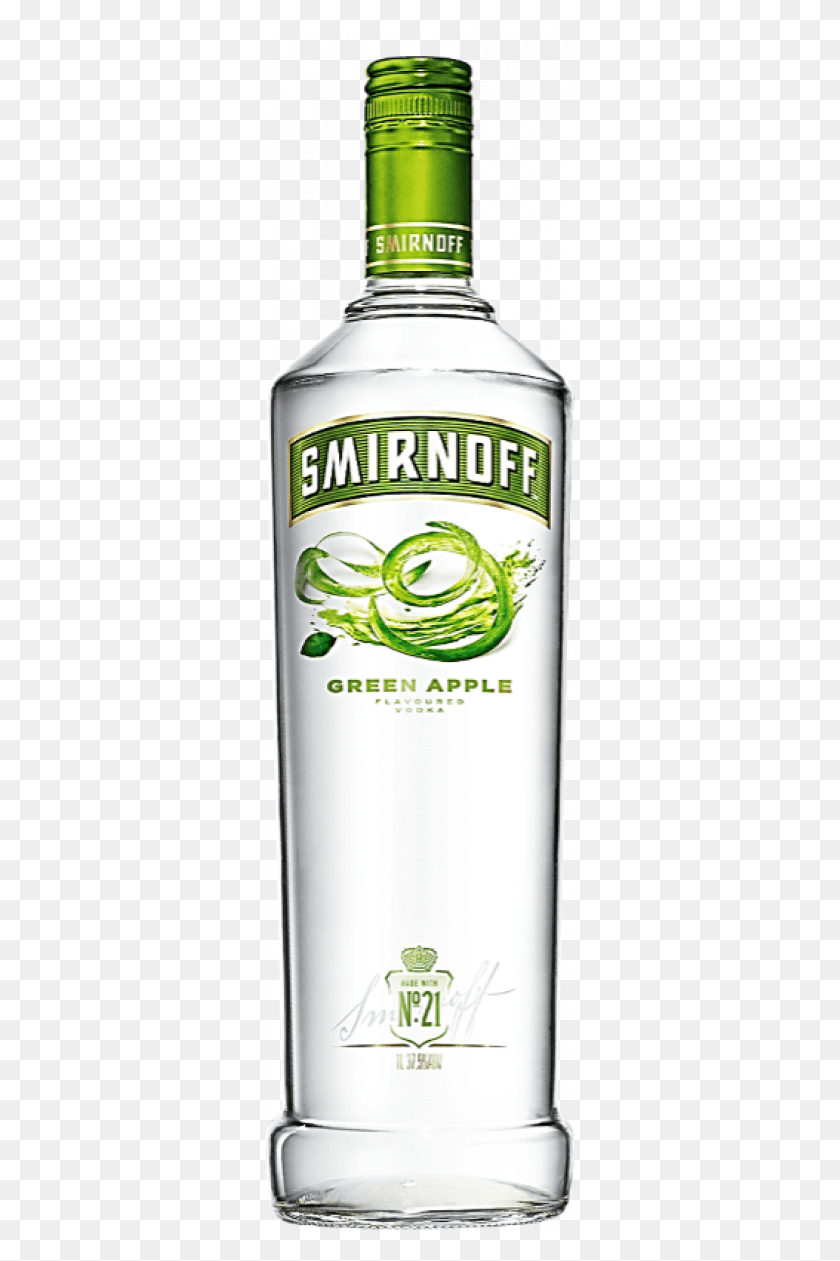 312x1201 Smirnoff Green Apple Vodka 70cl Smirnoff Lime Vodka, Bottle, Alcohol, Beverage HD PNG Download