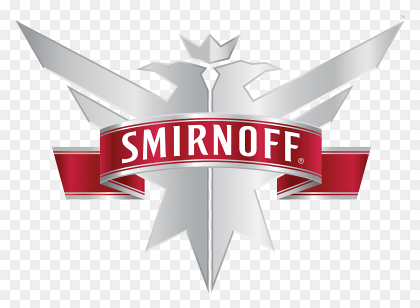 1231x879 Descargar Png Smirnoff Logo Smirnoff Vodka Logo, Símbolo, Marca Registrada, Emblema Hd Png