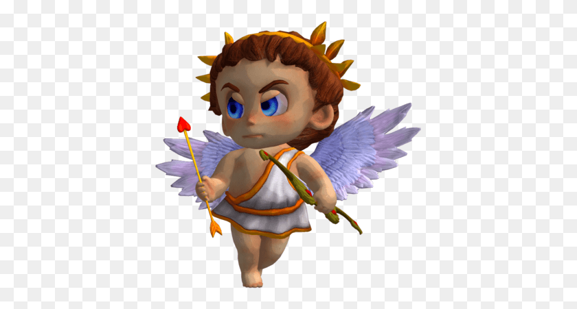 389x391 Smite Clipart Cupid Cupid Smite, Doll, Toy HD PNG Download