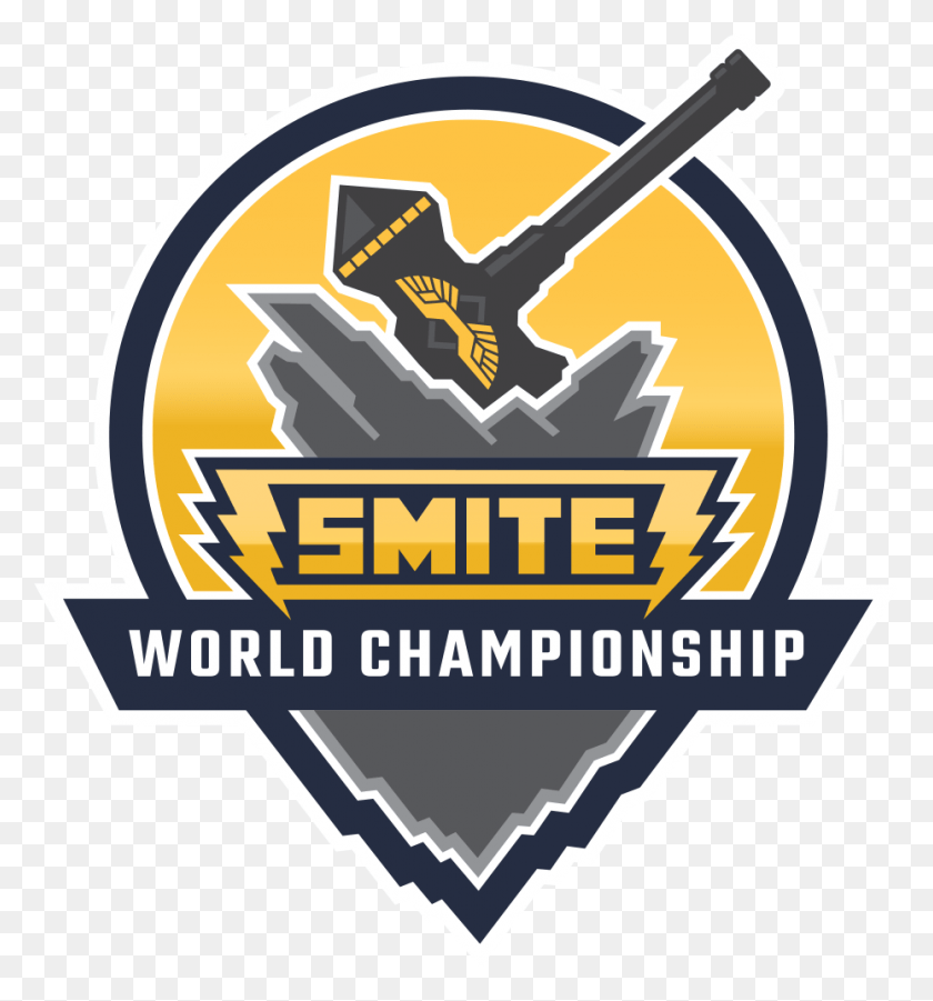 928x1001 Smite World Championship Logo Smite World Championship 2019, Symbol, Trademark, Badge HD PNG Download