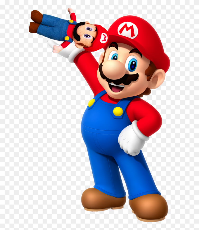 602x907 Sml Mario Got A Mario Plush Imagens Mario Bros, Super Mario, Person, Human HD PNG Download