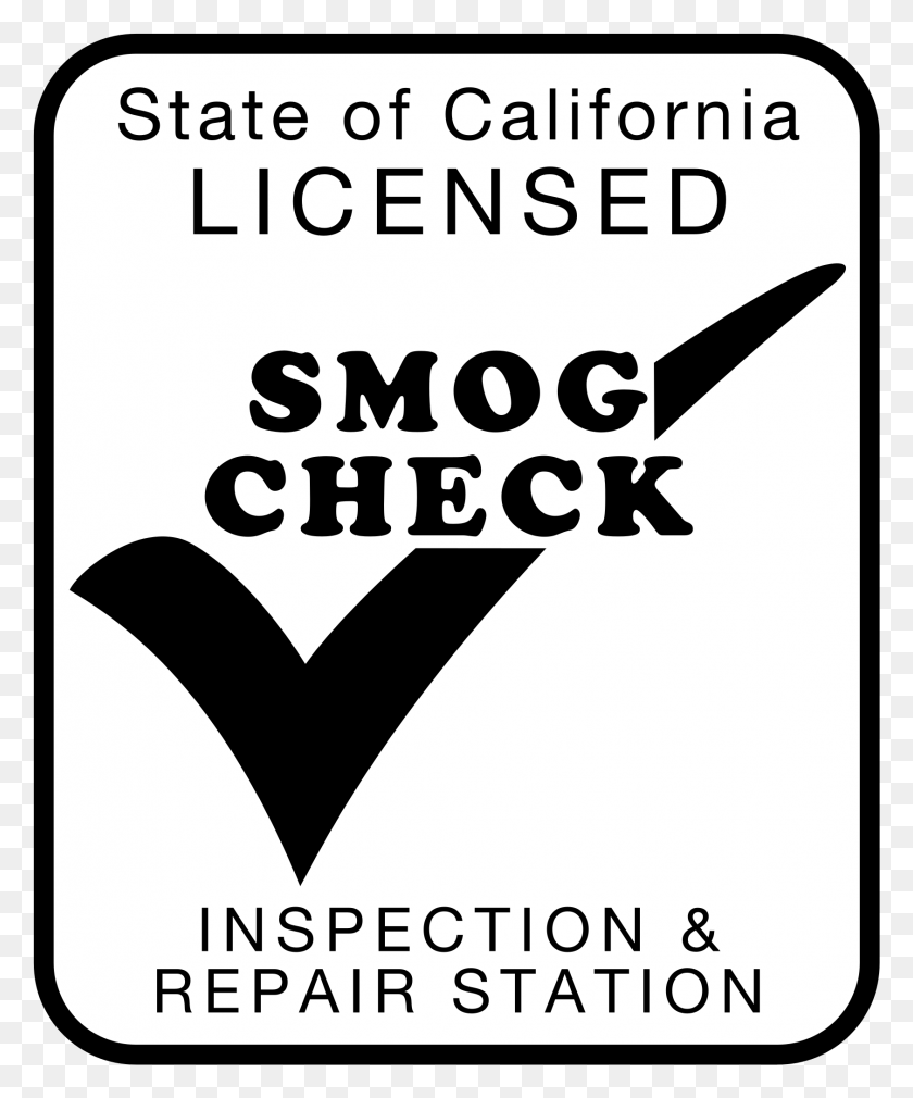 1683x2051 Smog Check Logo Transparent Printing, Poster, Advertisement, Flyer HD PNG Download