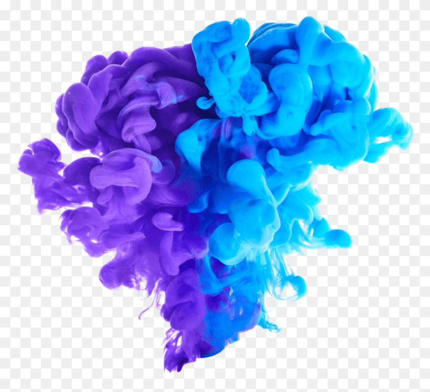 1024x927 Descargar Pnghumo Azul Púrpura Nube Nubes Stiker Kpop Gambar Saranghaeyo, Rosa, Flor, Planta Hd Png
