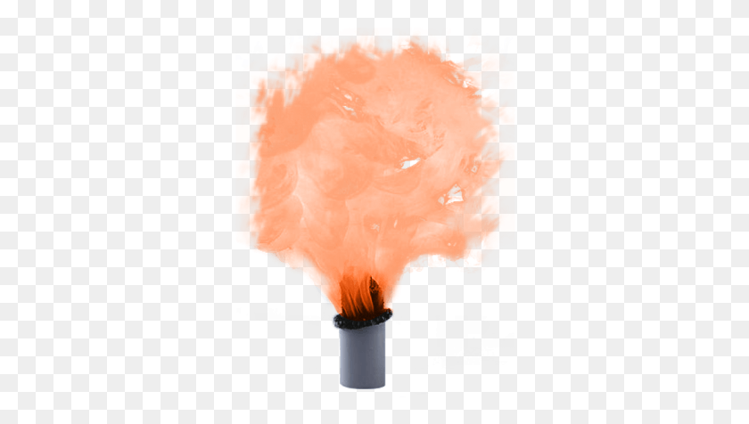 316x416 Smoke Cartridge Orange Brush, Light, Lamp, Lampshade HD PNG Download