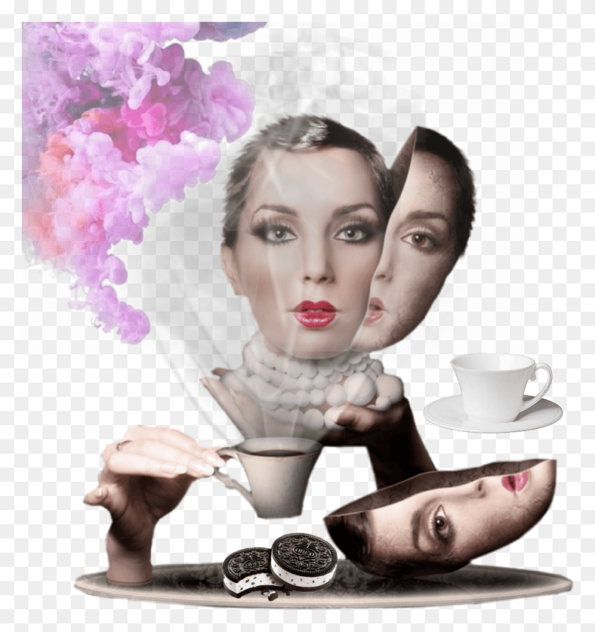 959x1023 Smoke Snd Tea Color Smoke Transparent Background, Coffee Cup, Cup, Pottery HD PNG Download